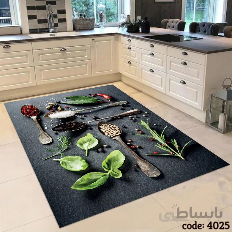 فرشینه اشپزخانه طرح قاشق سنتی 4025