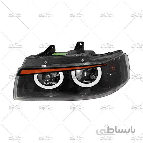 چراغ جلو اسپرت سمند طرح دو حلقه ابرو ا Two Rings Front Light For Samand Headlights
