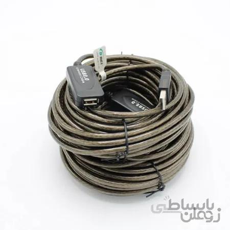 کابل افزایش طول USB بافر دار ( تقویت کننده ) دی نت 20 متری — تصویر 1