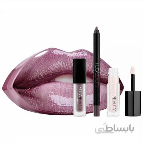 ست رژ مایع و مدا لب هدابیوتی ا CONTOUR & STROBE SET