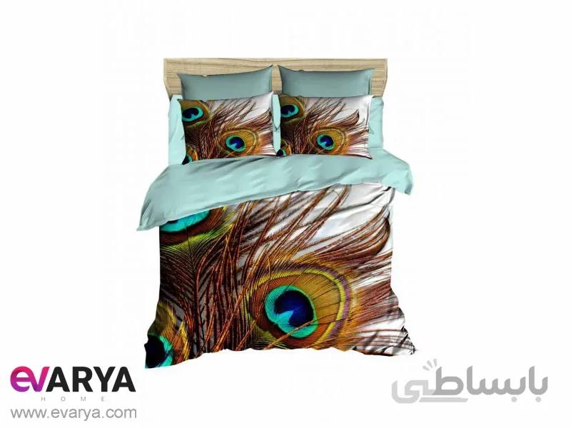 روتختی سه بعدی برند Ozinci طرح پر طاووس سایز دو نفره