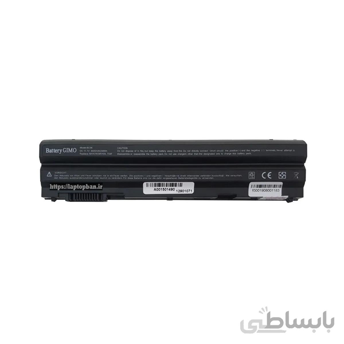 باتری لپ تاپ دل Dell Latitude E5520-6Cell ا Battery Laptop Dell Latitude E5520-6Cell