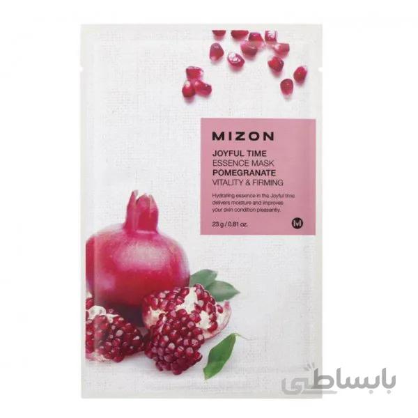 ماسک ورقه ای انار MIZON ا Pomegranate leaf mask