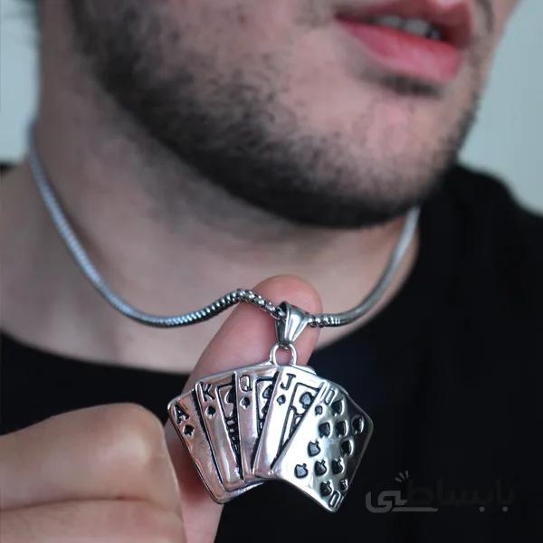 گردنبند مردانه طرح پاسور کد gd