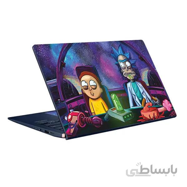 اسکین لپ تاپ طرح Rick&Morty کد ۰۴