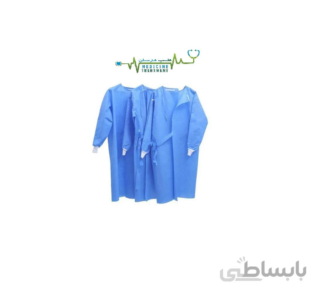 گان جراحی یکبار مصرف پزشک اسپان باند