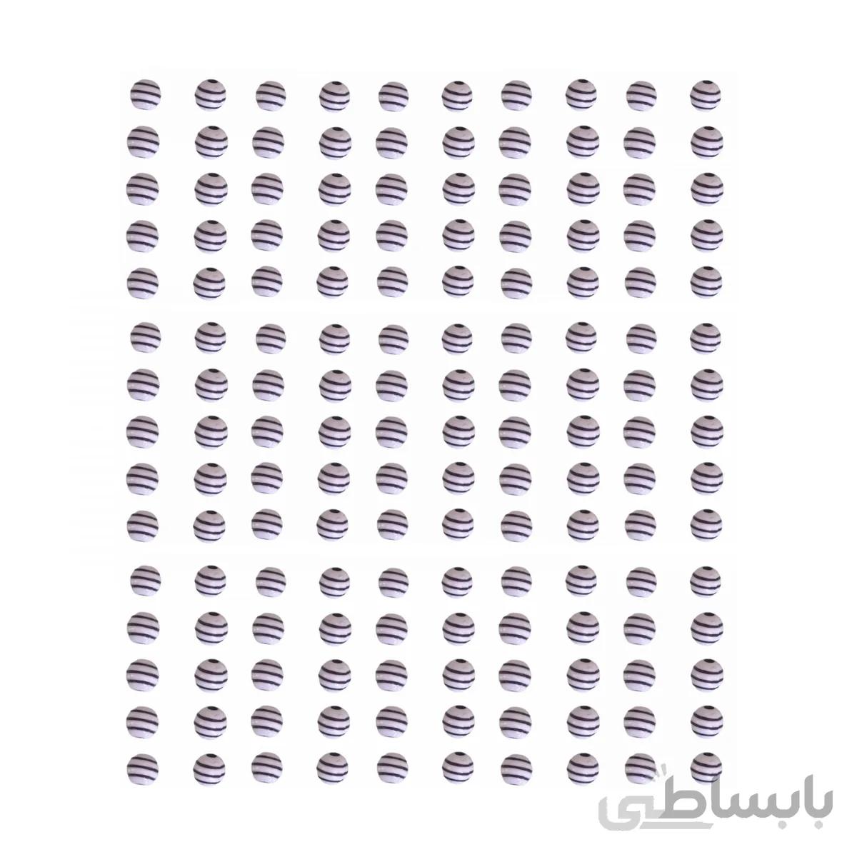 مهره طرح دار سایز ۸ مجموعه ۱۵۰عددی