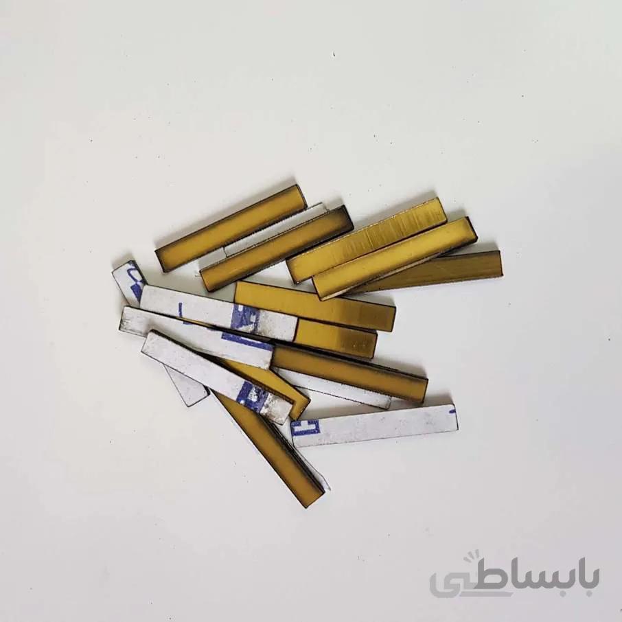 نشانه ساعت سایز متوسط طلایی