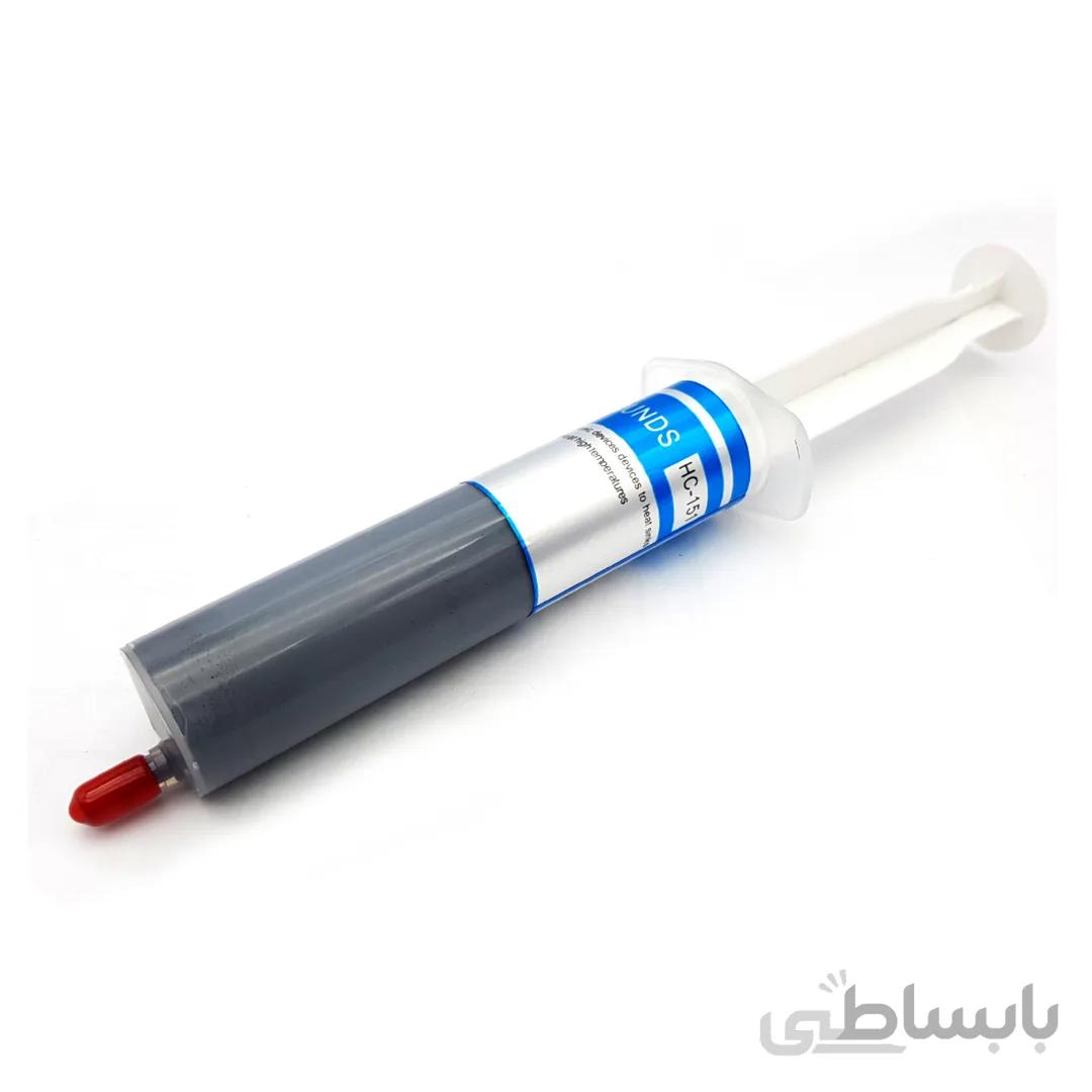 خمیر سیلیکون سرنگی 40 گرمی مشکی مدل HC-151