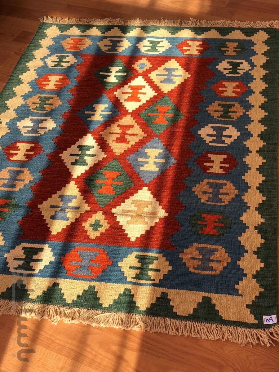 گلیم دو رو دستبافت رج Code 59 G ا Persian handmade kilim