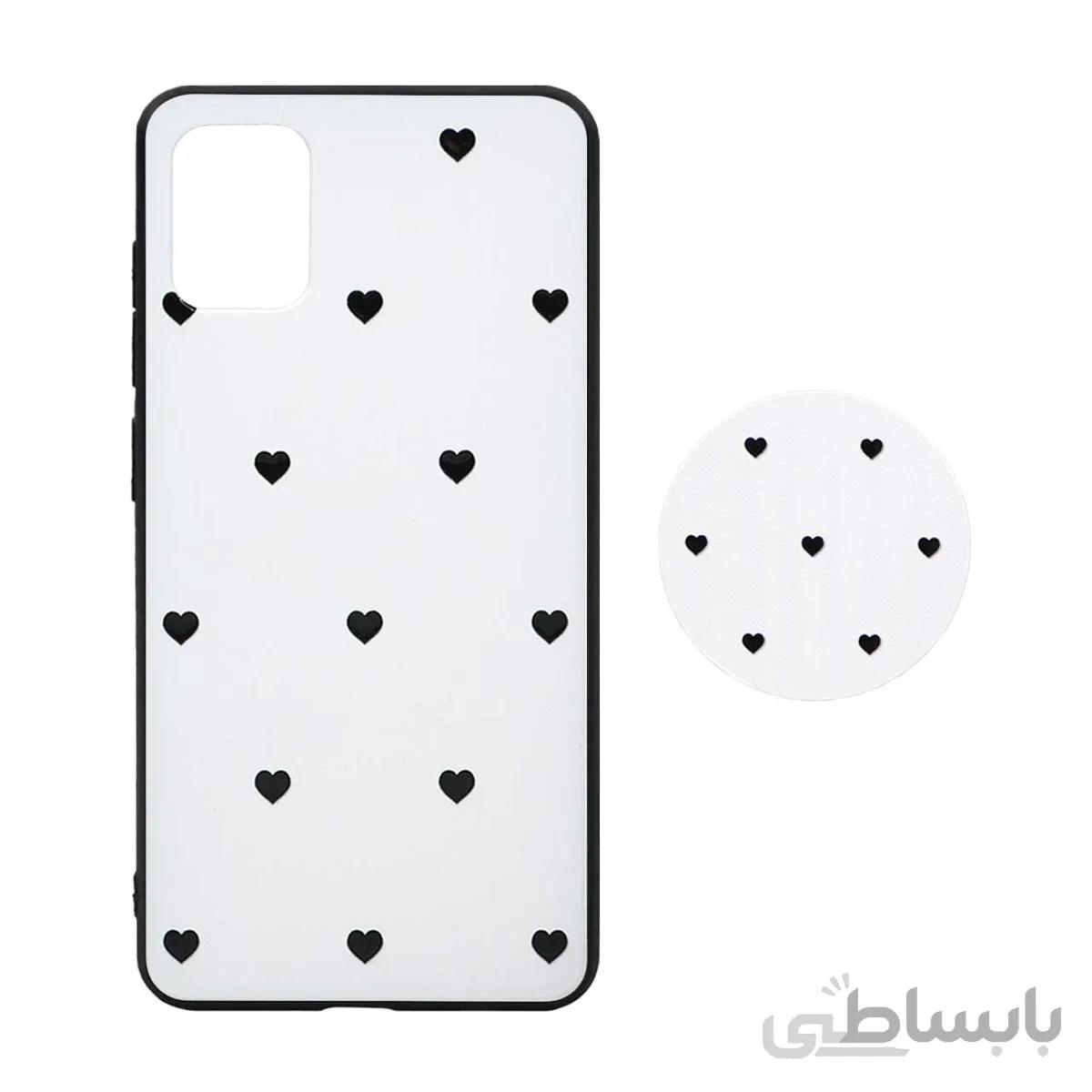 قاب طرح دار پاپ سوکت دار Samsung A51 - کد 661 - درجه دو