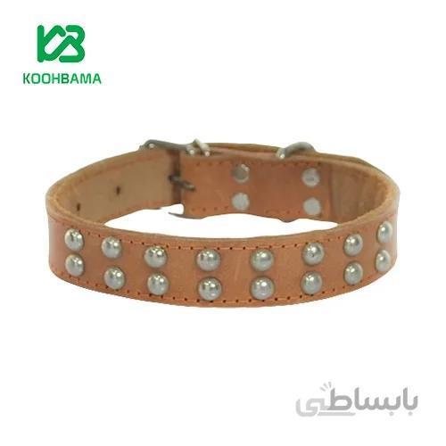 قلاده چرم طبیعی مدل QDM 6