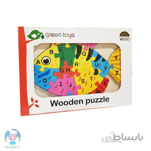پازل چوبی حروف