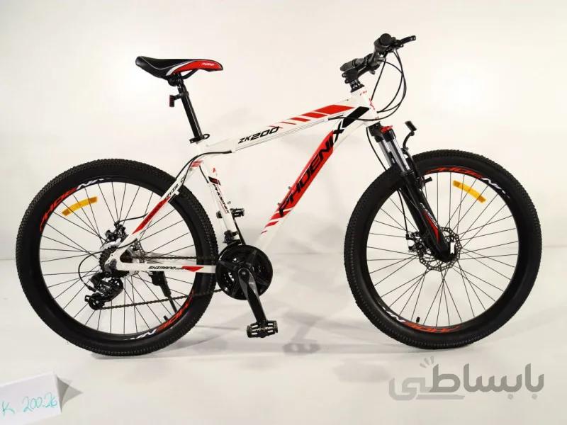 دوچرخه فونیکس سایز 26 کد 26200 تنه آلومینیومی و دیسکی- Phoenix ZK200
