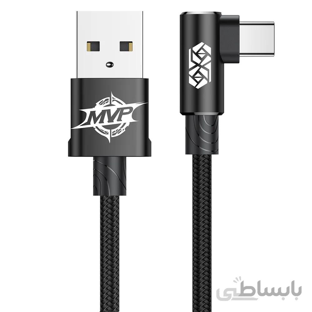 کابل تبدیل USB به TYPE-C برند بیسوس مدل MVP مناسب برای بازی