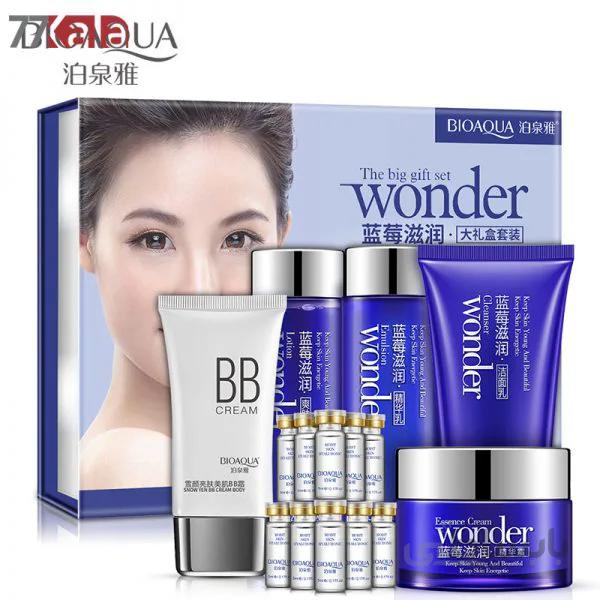 پکیج پنج عددی مراقبت از پوست عصاره ی بلوبری برند بیوآکوا BIOAQUA SET