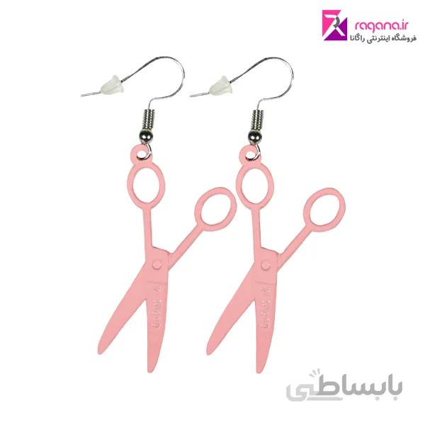 گوشواره زنانه طرح قیچی کد RG-ER 117