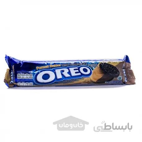 بیسکویت اورئو کره بادام زمینی 133 گرم OREO