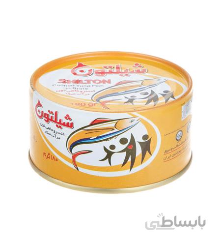 کنسرو ماهی تن شیلتون رژیمی اب ونمک 180 گرمی