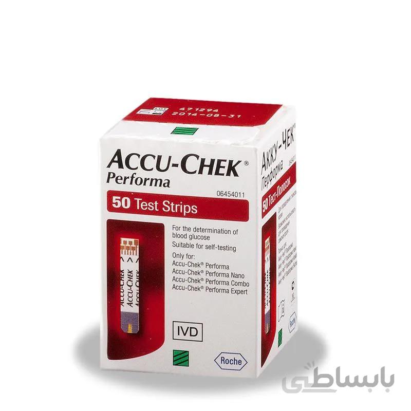 نوار تست قندخون اکیواچک مدل پرفورما(بسته 50 عددی)