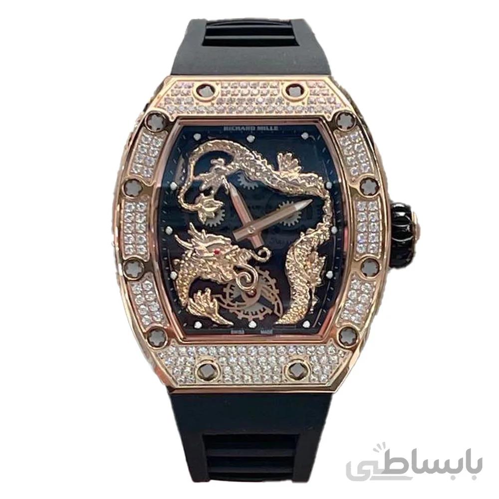 ساعت مچی مردانه ریچارد میل مدل Richard Mille Skull Diamonds 2325S