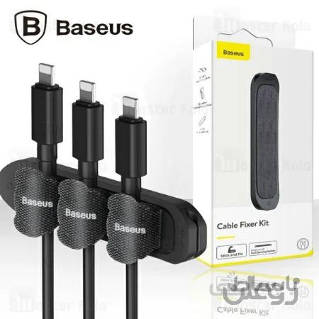 گیره نگهدارنده کابل بیسوس Baseus Cable Fixer Kit TZACGX-01 طراحی چسبنده
