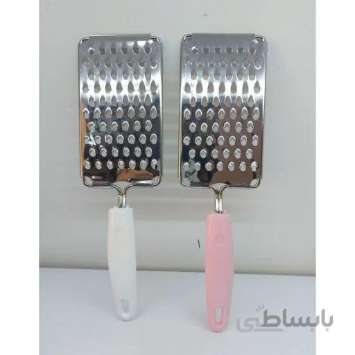 رنده ی دسته دار استیل دسته رنگی رنده دستی آشپزخانه ضد زنگ