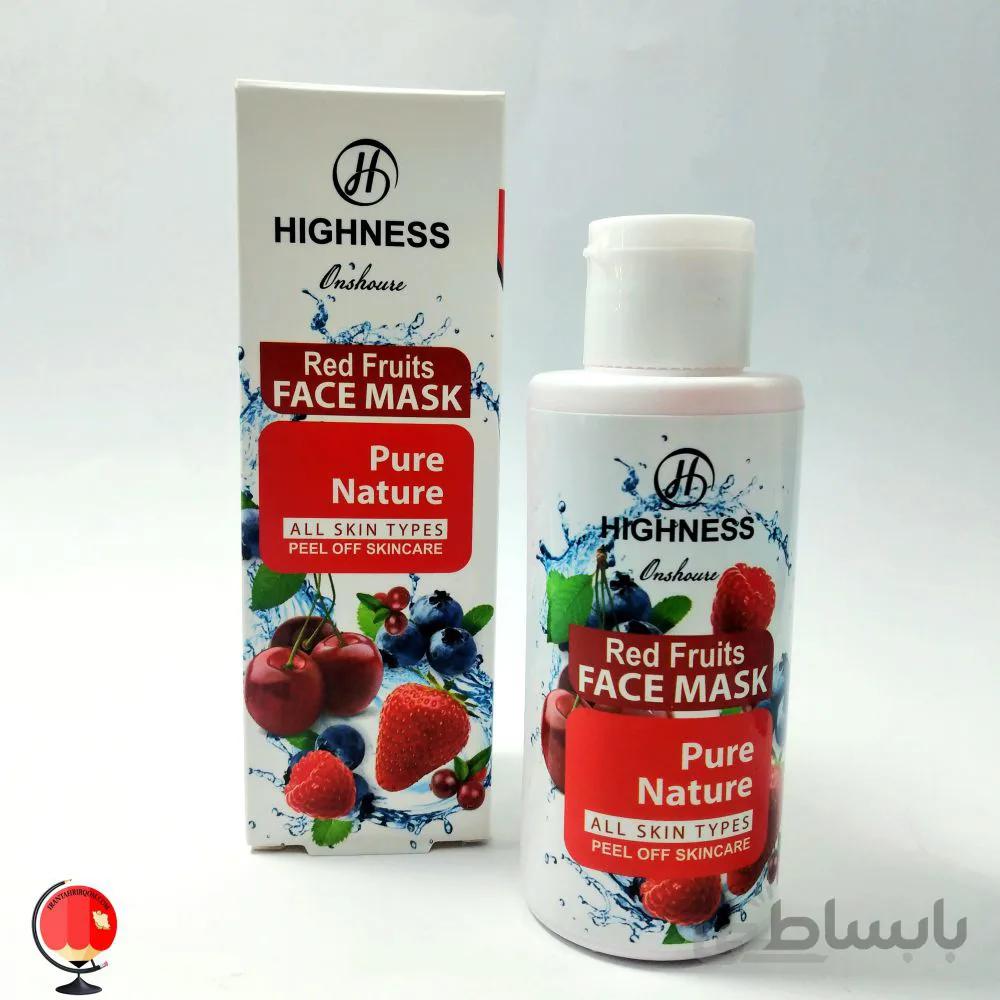 ماسک صورت انشور هاینس HIGHNESS مدل Red Fruit حجم 120 میلی لیتر