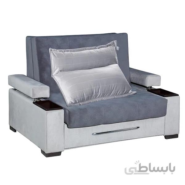 مبل تختخواب شو یک نفره چشمه نور مدل MA-507/100-T