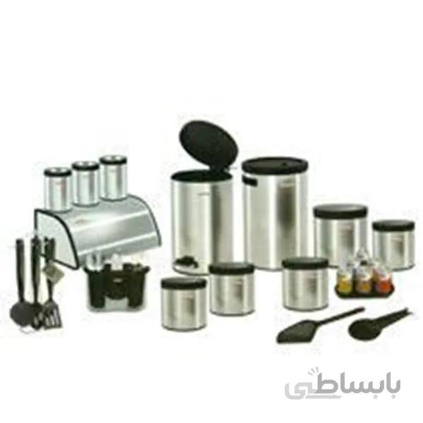 سرویس جهیزیه 29 پارچه با درب مشکی شفق