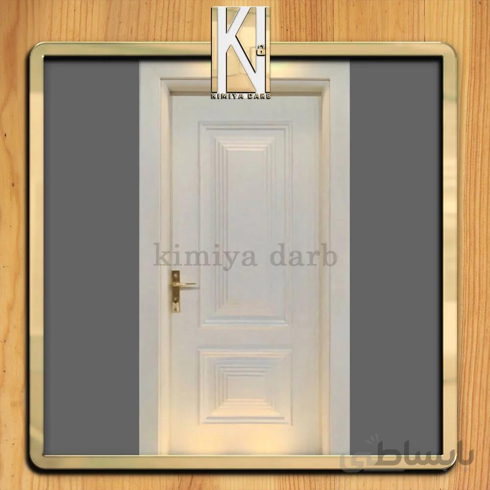 درب با روکش PVC دو قاب کد 605