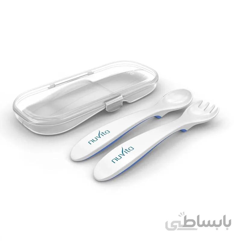 ست قاشق و چنگال به همراه قاب مخصوص نوویتا
