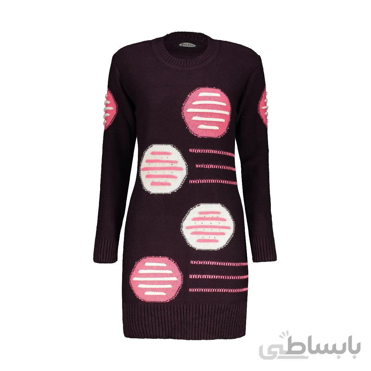 تونیک بافت یقه گرد کد 601421