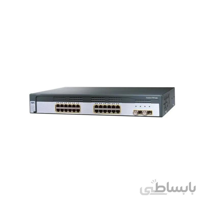 سوییچ ۲۴ پورت سیسکو مدل CISCO WS-C3750G-24TS-S