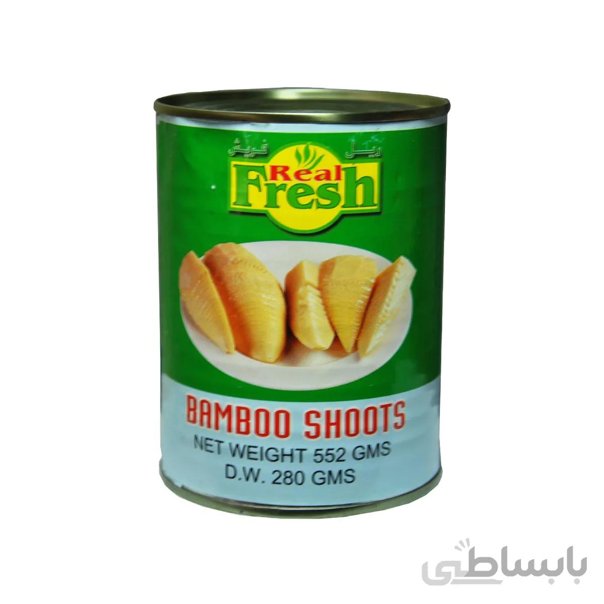 کنسرو بامبو شوت ۵۵۰ گرم ریل فرش – real fresh