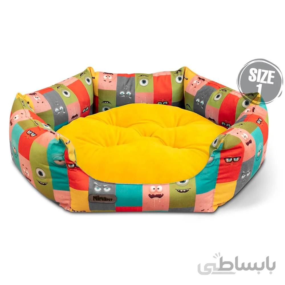 جای خواب شش ضلعی سگ و گربه نیناپت مدل VIP پاتریک ا Ninapet Hexagon Bed For Dogs And Cats Patrick Model
