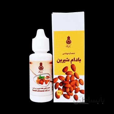 عصاره روغنی بادام شیرین 30 میلی لیتر دکتر زرقانی