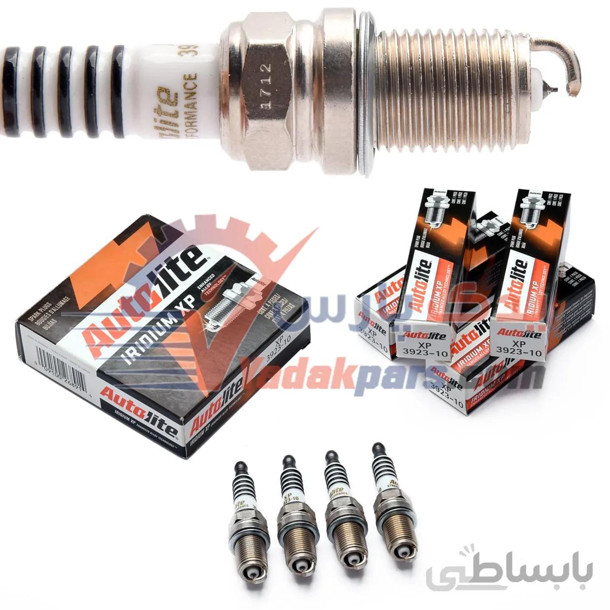 شمع ایریدیم پایه کوتاه برند اتولایت Autolite (بسته۴عددی) ا AutoLite Spark Plug XP 3923-10 IRIDIUM XP