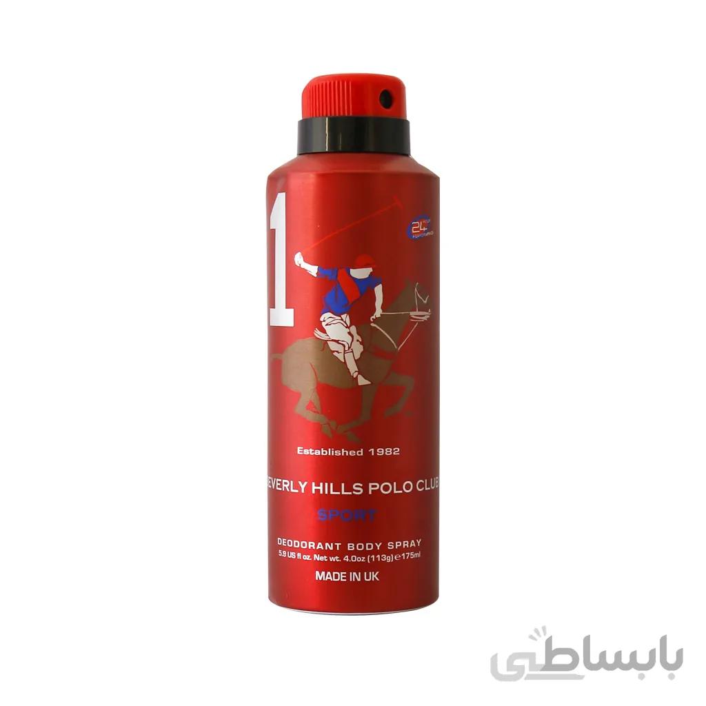 اسپری دئودورانت مردانه پولو مدل Number 1 حجم 175 میل ا Polo Number 1 Men Deodorant Spray 175ml