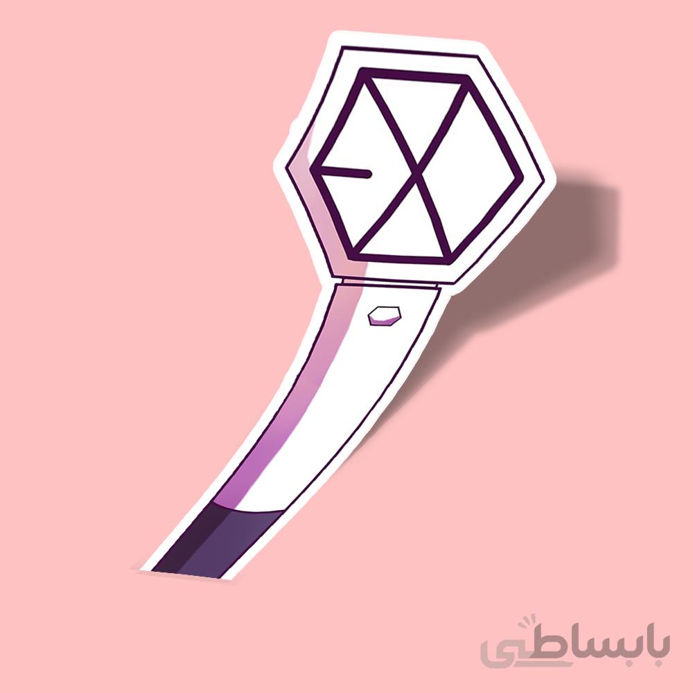 استیکر EXO Lightstick