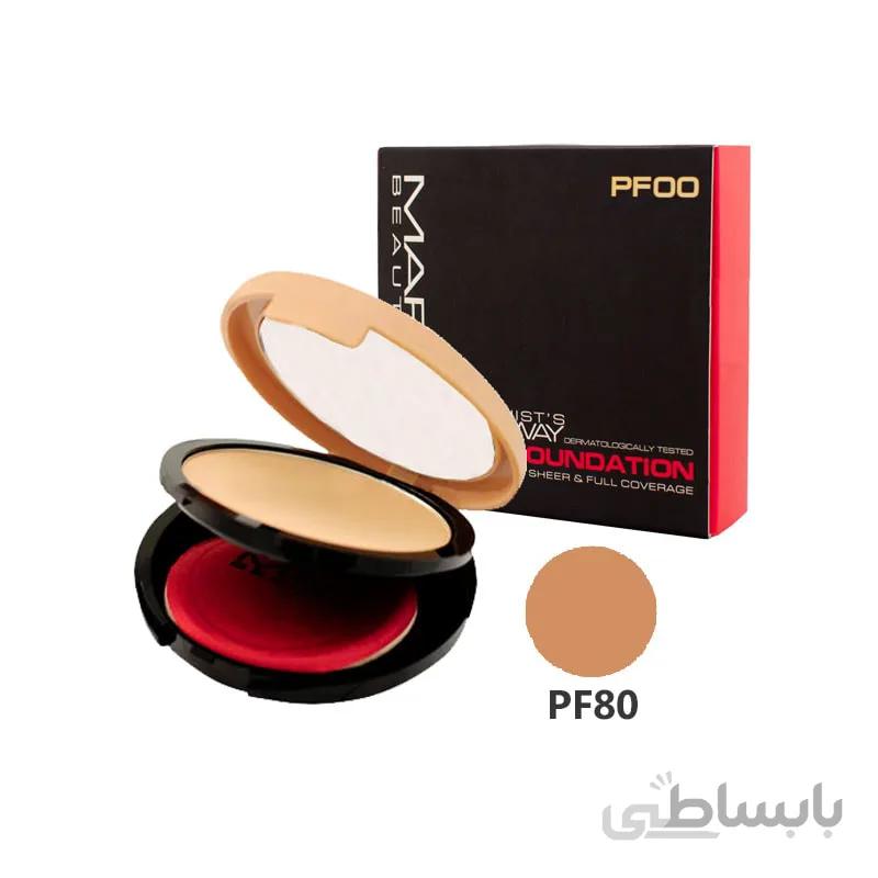 پنکیک دو کاره مپ بوته MAP Beaute Compact Powder Foundation PF80