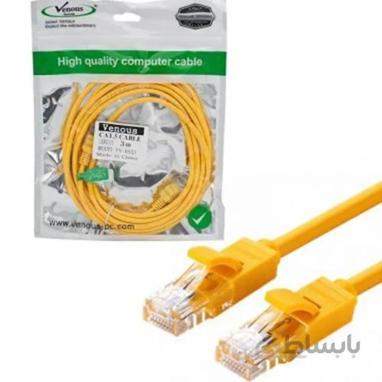 پچ کورد کابل شبکه ونوس cat5 طول 3 متر مدل PV-K933