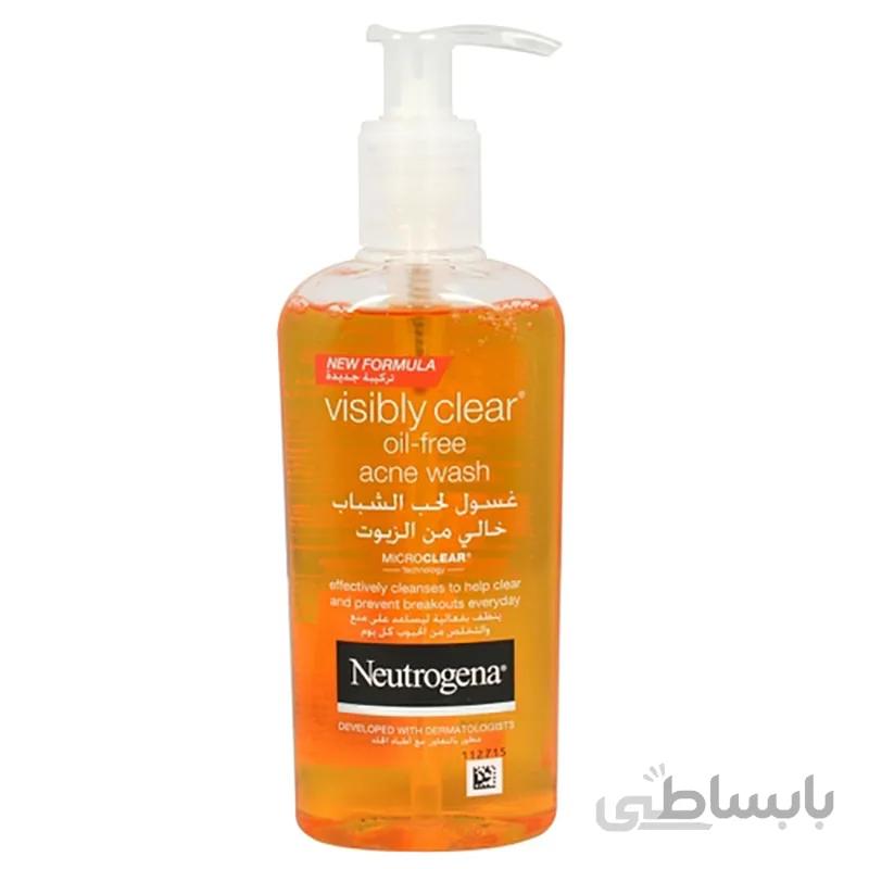 ژل شست و شوی پوست چرب و ضدآکنه نوتروژنا Neutrogena