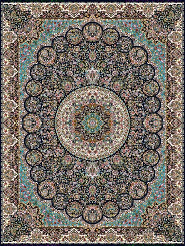 فرش 1200 شانه طرح گلسا