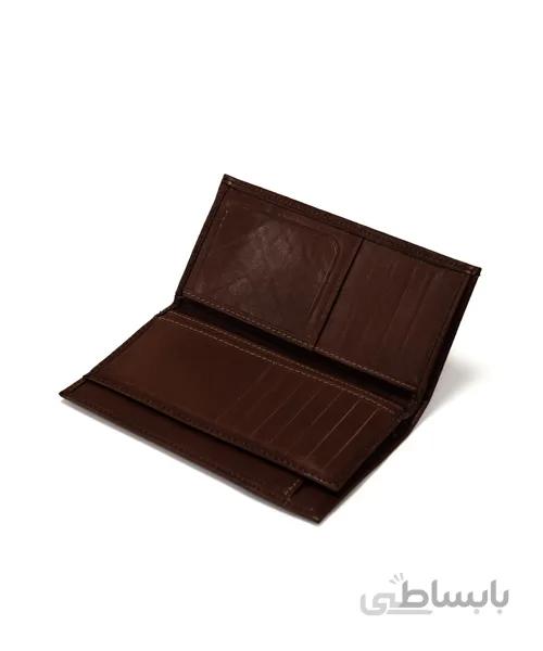 کیف پول کتی مردانه چرم طبیعی آروین چرم کد AR-242