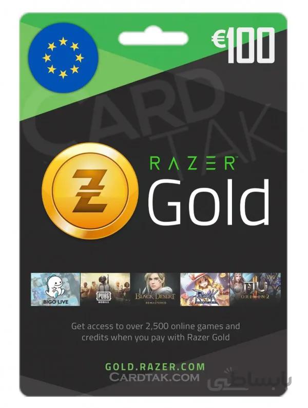 گیفت کارت ریزر گلد 100 یورو اروپا (EU)