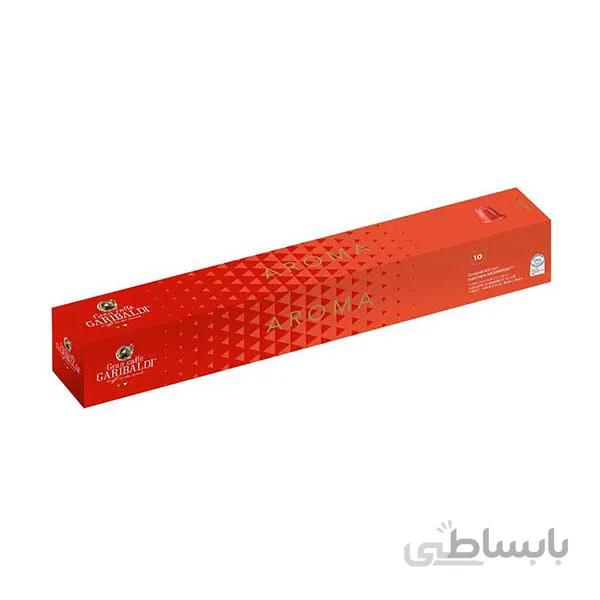 کپسول قهوه آروما گاریبالدی بسته ۱۰ عددی