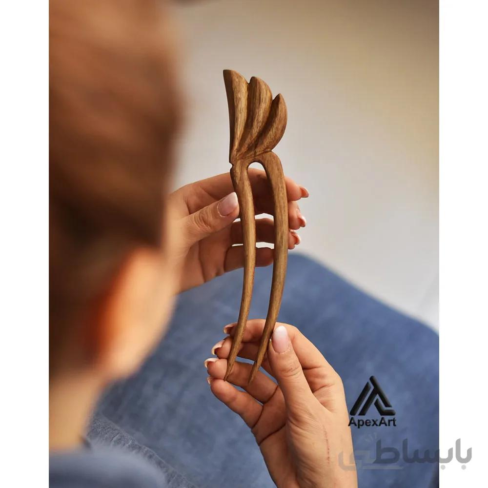 پین مو چوبی طرح نیکا
