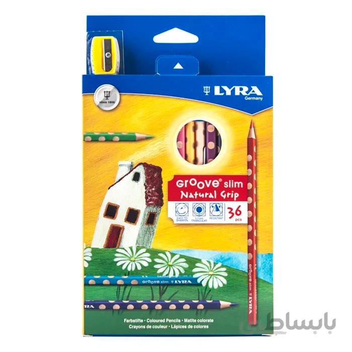 مداد رنگی گروو اسلیم 36 رنگ - LYRA Groove Slim