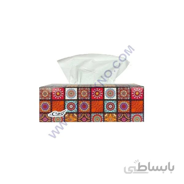 دستمال كاغذی جعبه ای تکلان 300 برگ (150 برگ دولا)- کارتن 36 عددی